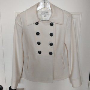 Women's Banana Republic like new Size XS wool blend double breasted coat